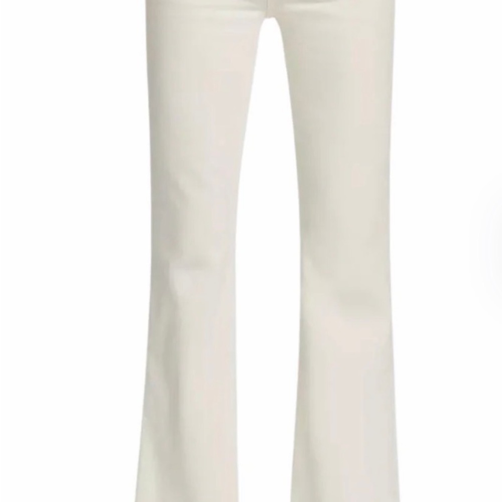 CROSBY HIGH RISE FLARE Ivory Jeans 32 NWT